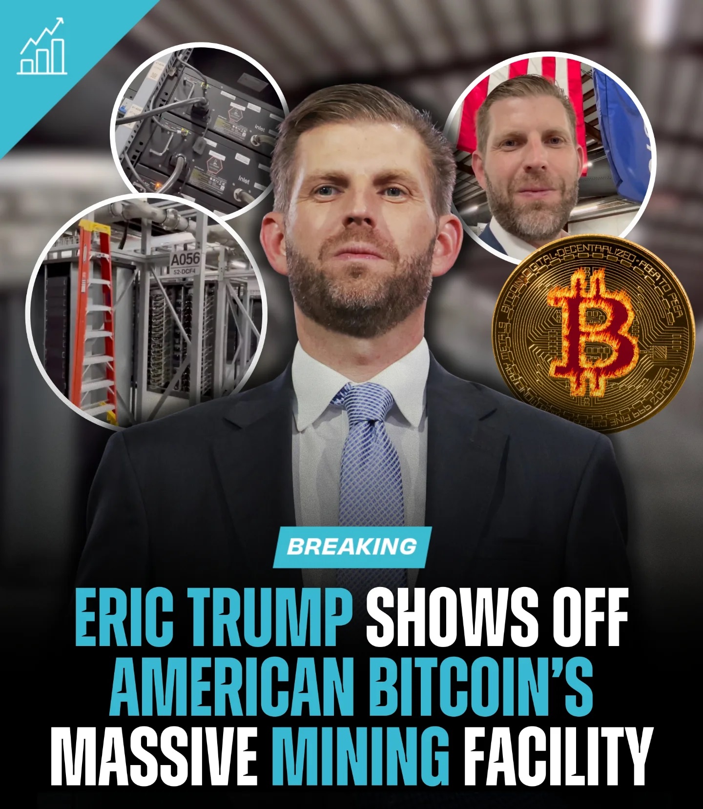 Eric Trump with mining team